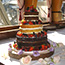 Uncovered Wedding Cake
