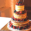 Uncovered Wedding Cake