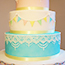 Cake Lace over piped with royal icing