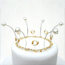 Gold and Pearl Cake Topper